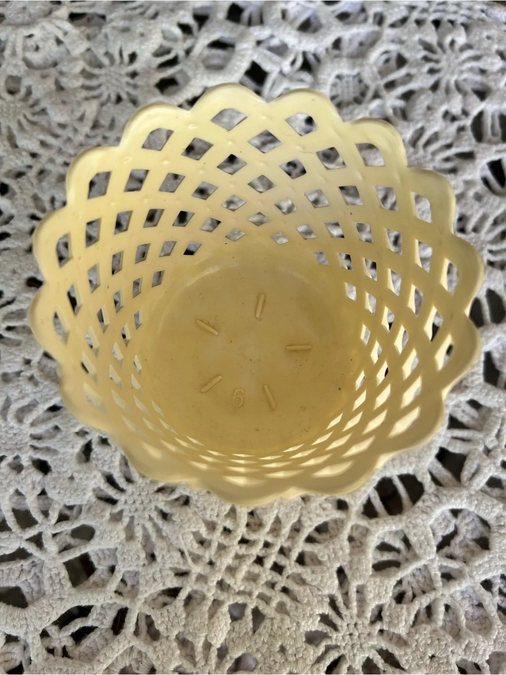 Vintage Small Lattice Planter - Made in Germany